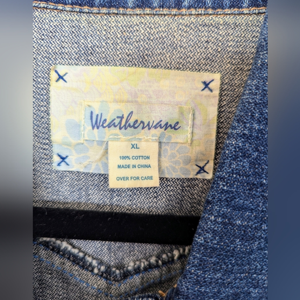 Embroidered Denim Jacket - Picture 5 of 5